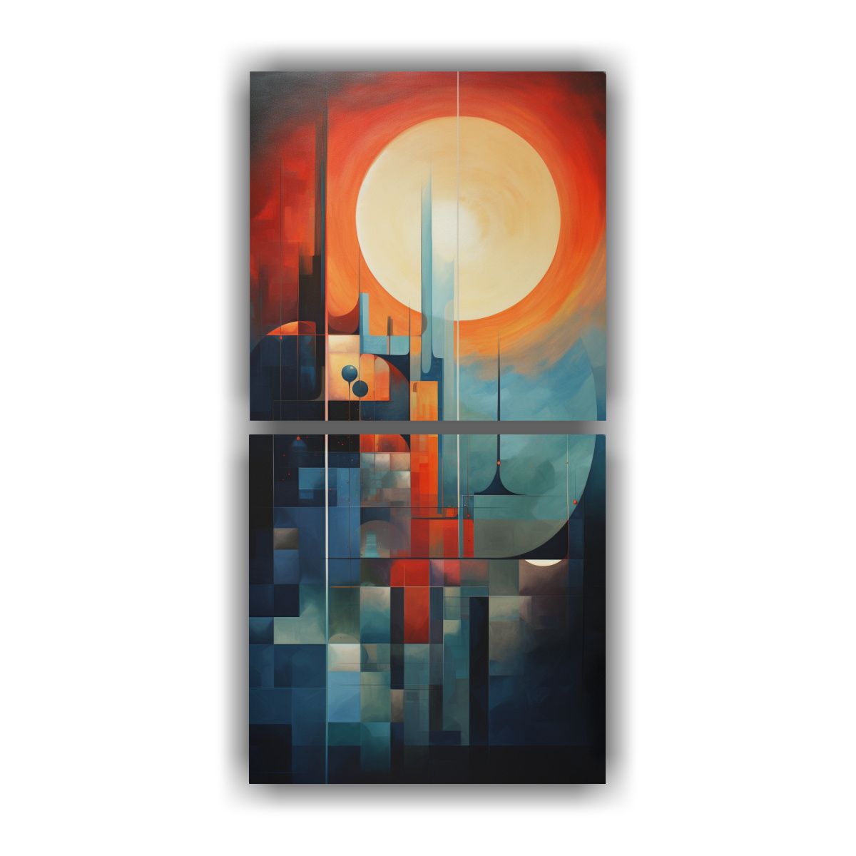 GENERICO - Interpretación Abstracta De La Transición De La 20x40 Cm