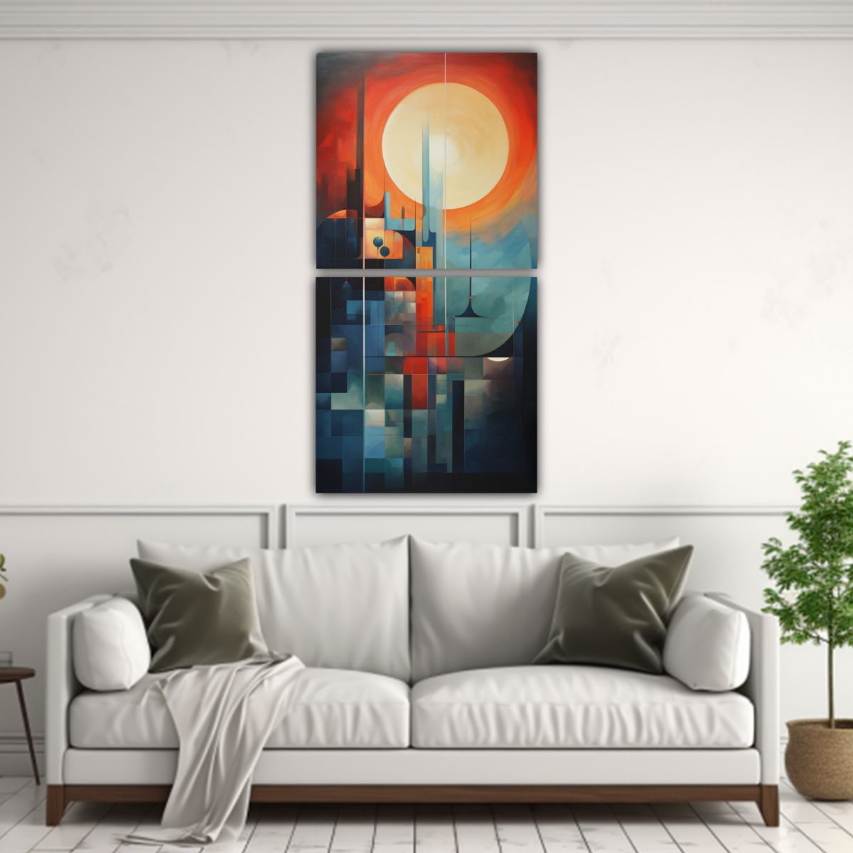 GENERICO - Interpretación Abstracta De La Transición De La 20x40 Cm