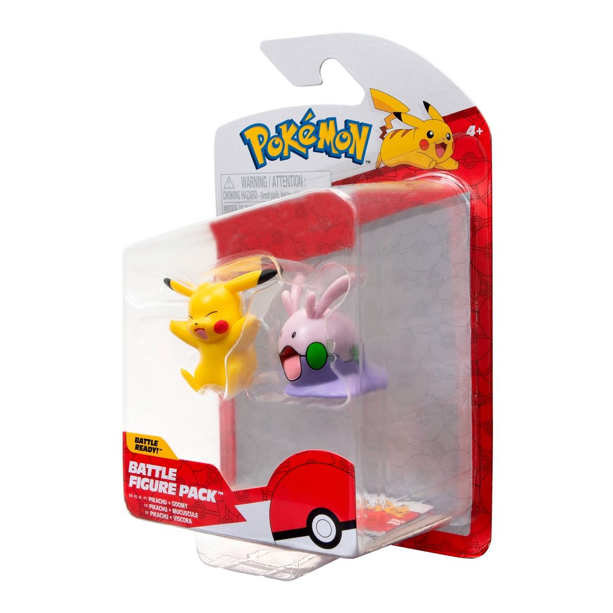 ANSALDO - Set de 2 figuras de entre 5 a 8 cm pokémon - pikachu + goomy