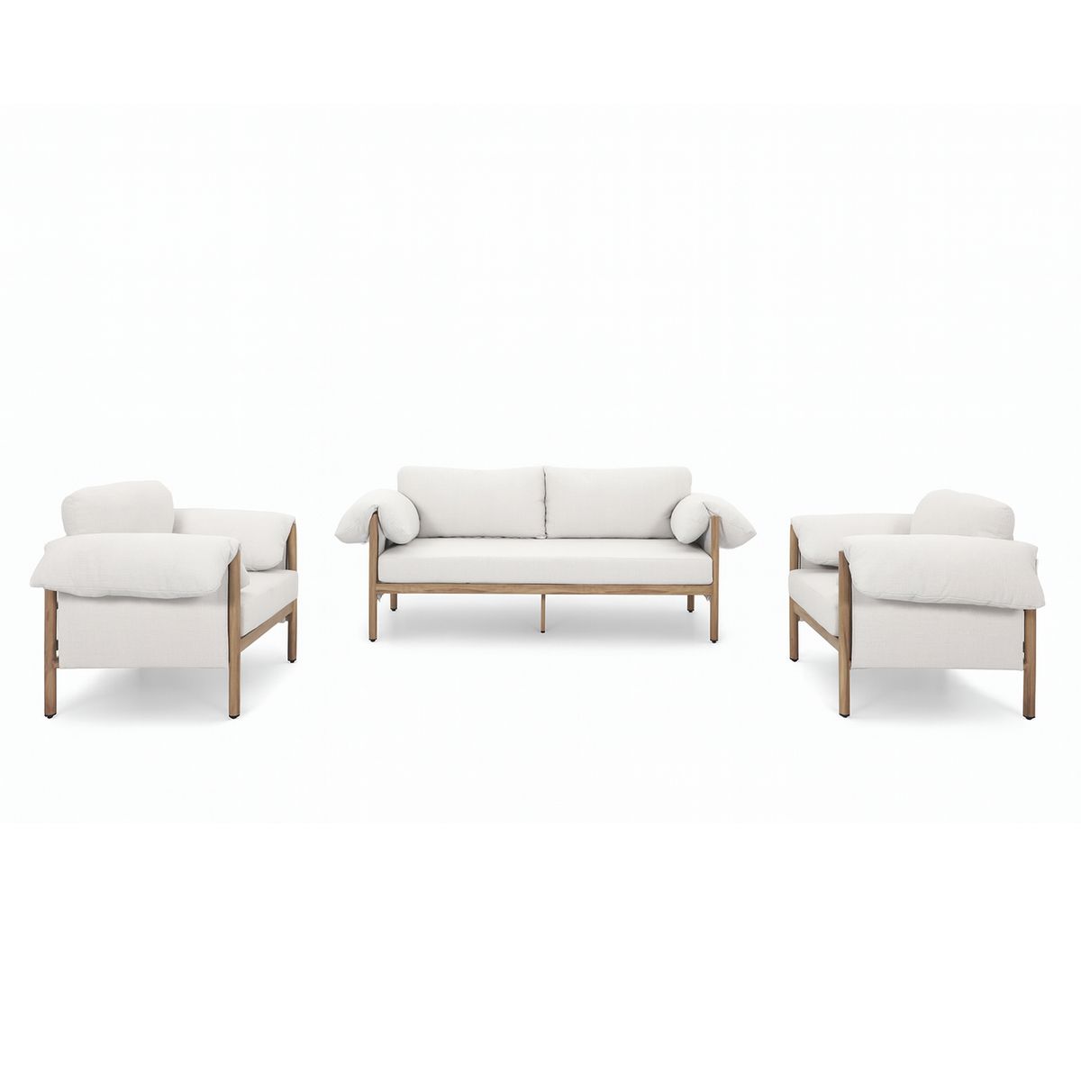 AMERITEX - Juego Living de Terraza Brook 3 Piezas