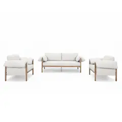 AMERITEX - Juego Living de Terraza Brook 3 Piezas