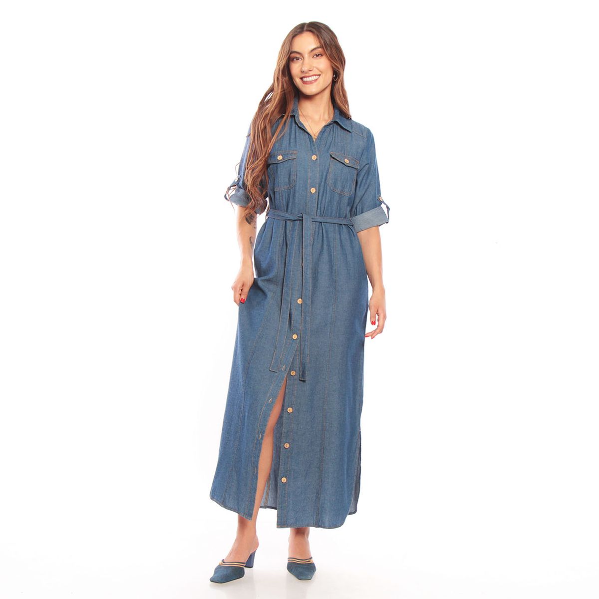 WADOS - VESTIDO MANGA CORTA