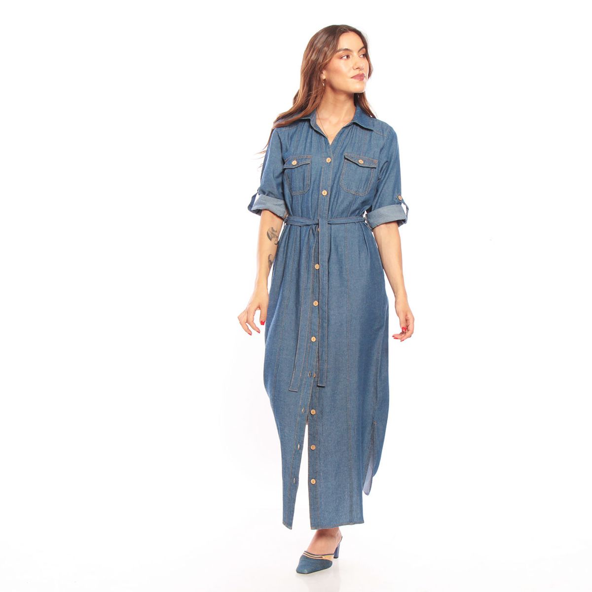 WADOS - VESTIDO MANGA CORTA