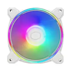 COOLER MASTER - Ventilador MasterFan MF120 Halo2 Blanco