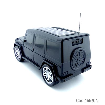 Imagen 2 del producto Parlante Recargable Solar HF-F88 Bluetooth FM USB Estilo G500 Plateado