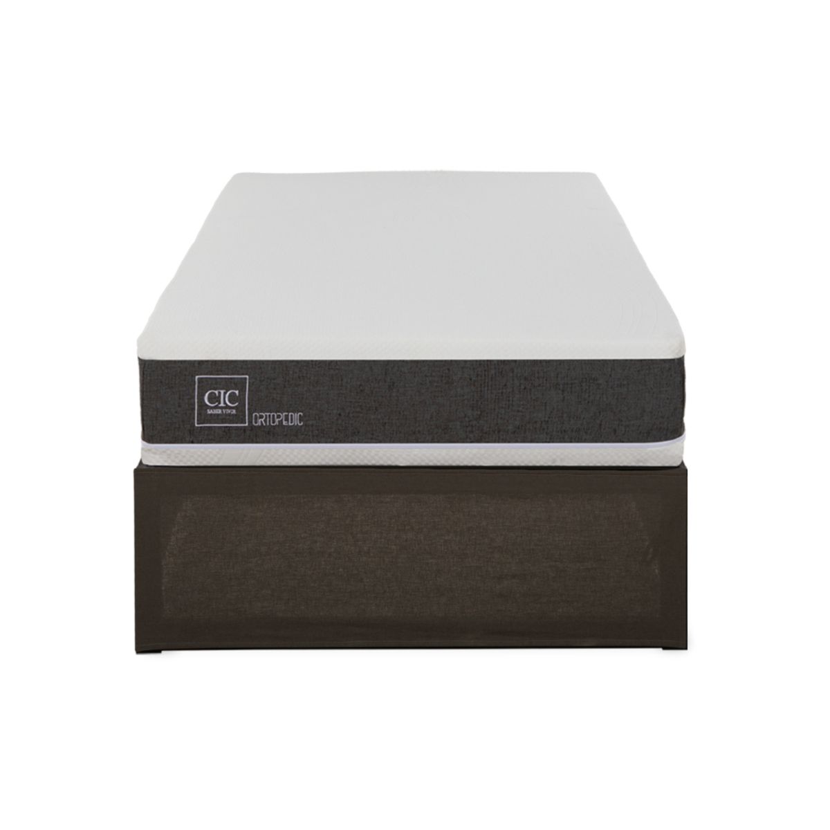 CIC - CAMA IRON SMART ORTOPEDIC 1.5 PLAZAS + FALDÓN