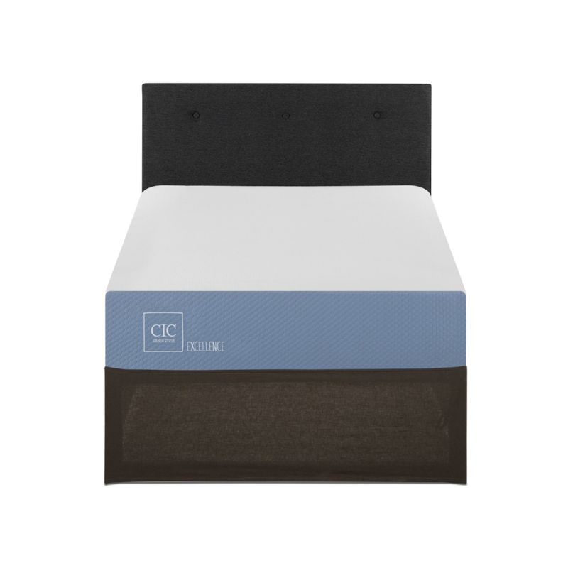 CIC - CAMA IRON SMART EXCELLENCE 1.5 PLAZAS+ RESPALDO BLACK+FALDÓN
