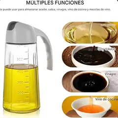 GENERICO - 2 Aceitera Botellas De Aceite Botella De Vidrio Alcuza Vidrio