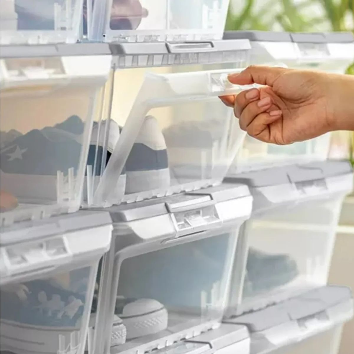 REYPLAST - Caja Organizadora Apilable Zapato Multiuso 15 L Reyplast