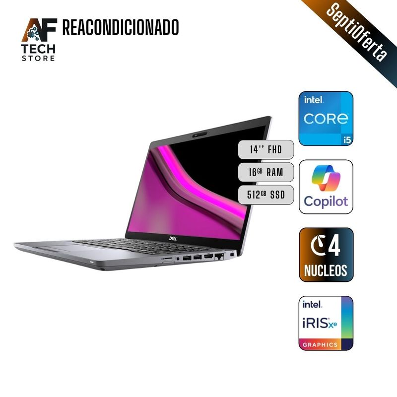 DELL - SeptiOferta Dell Latitude 5420 Reacondicionado I5-1145G7, 16GB / 512GB SSD