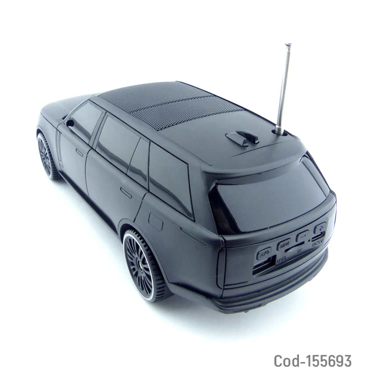 GENERICO - Parlante Recargable Solar HF-F119 Bluetooth FM USB Estilo Land Rover