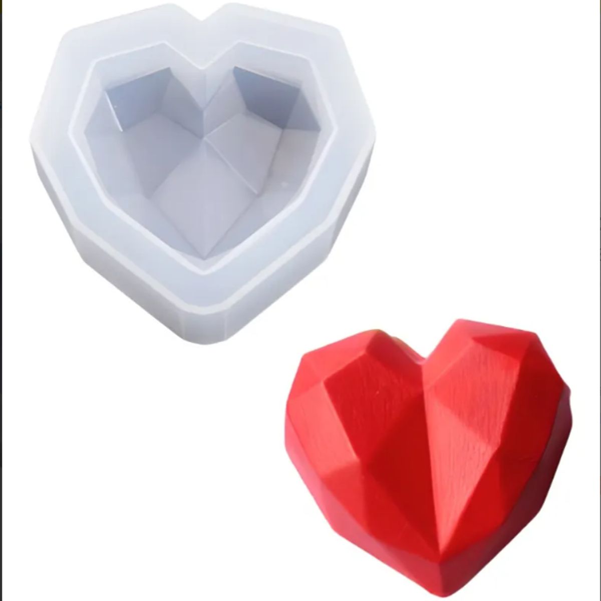 GENERICO - Molde de Silicona Corazón Repostería