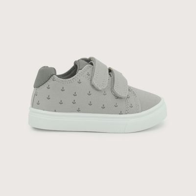 Imagen 2 del producto Zapatilla velcro para niño - gris
