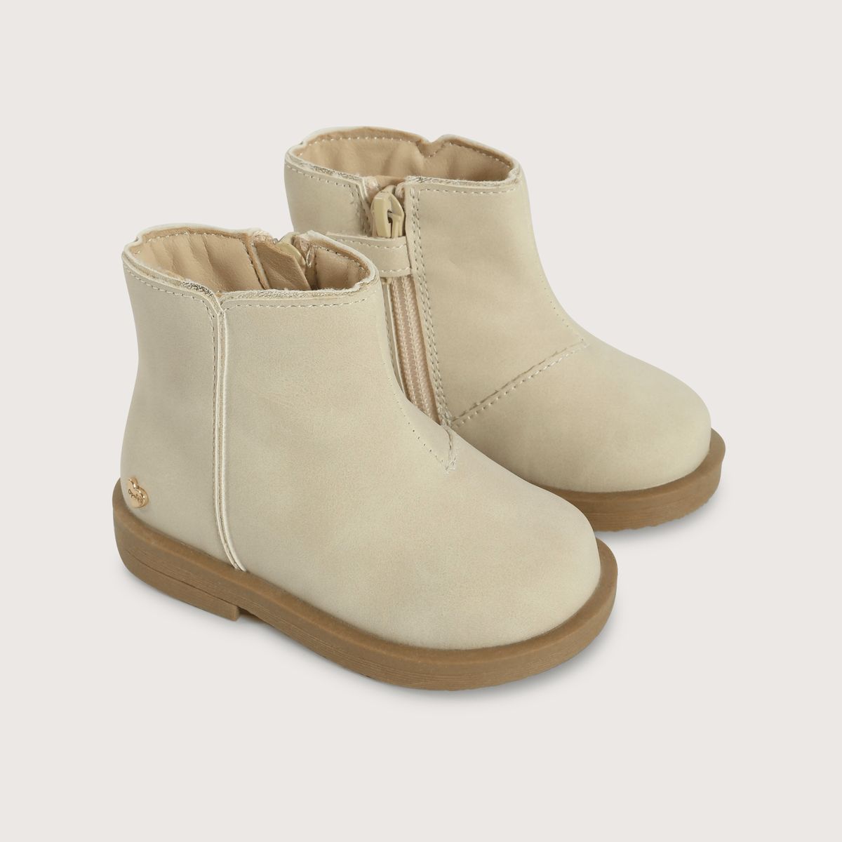 OPALINE - Botines Niña Beige 40030 Opaline