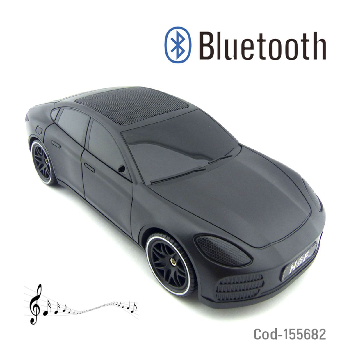 GENERICO - Parlante Recargable Solar HF-F911 Bluetooth FM USB Estilo Porsche