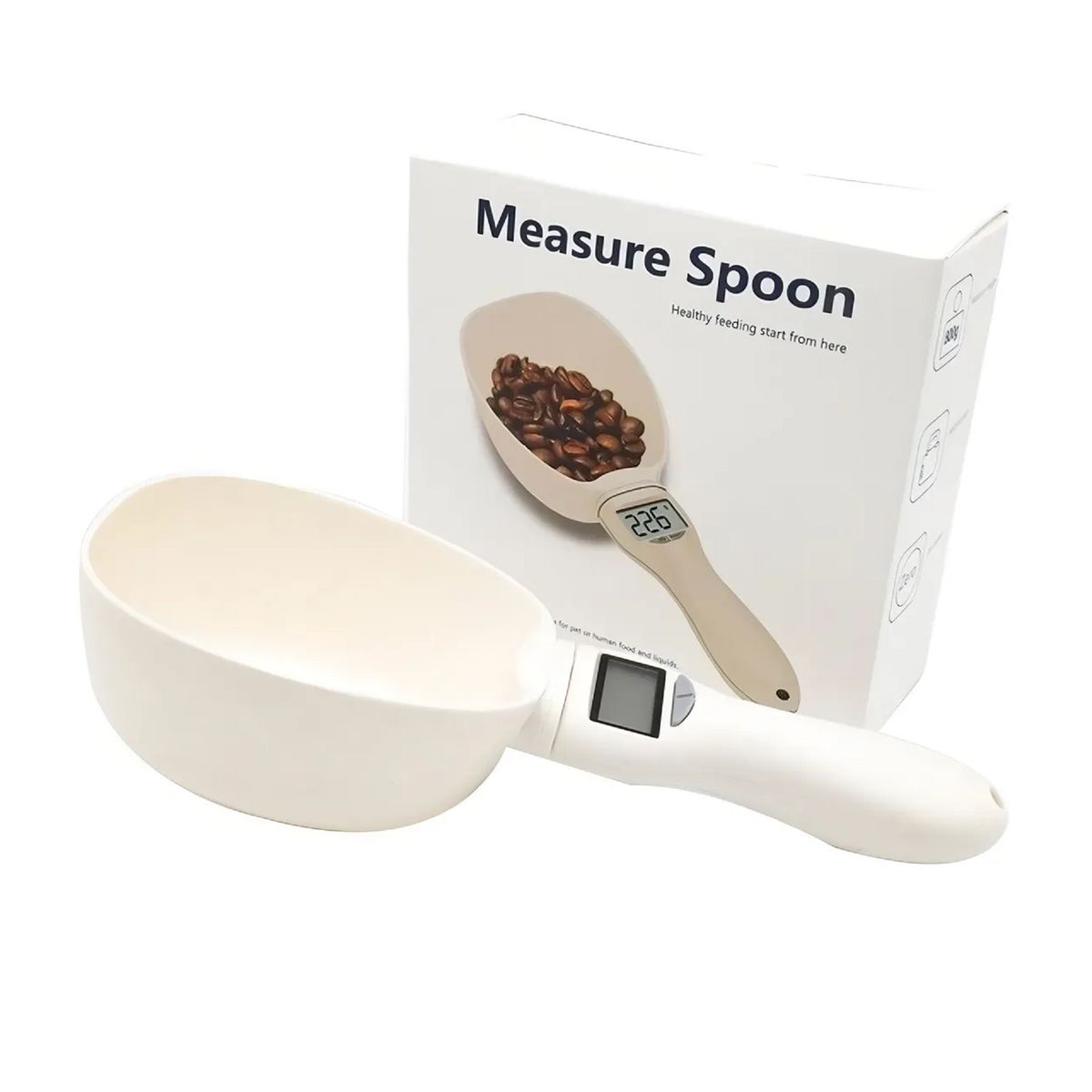 GENERICO - Cuchara Taza Grande Balanza Medidora De Alimentos Multiusos