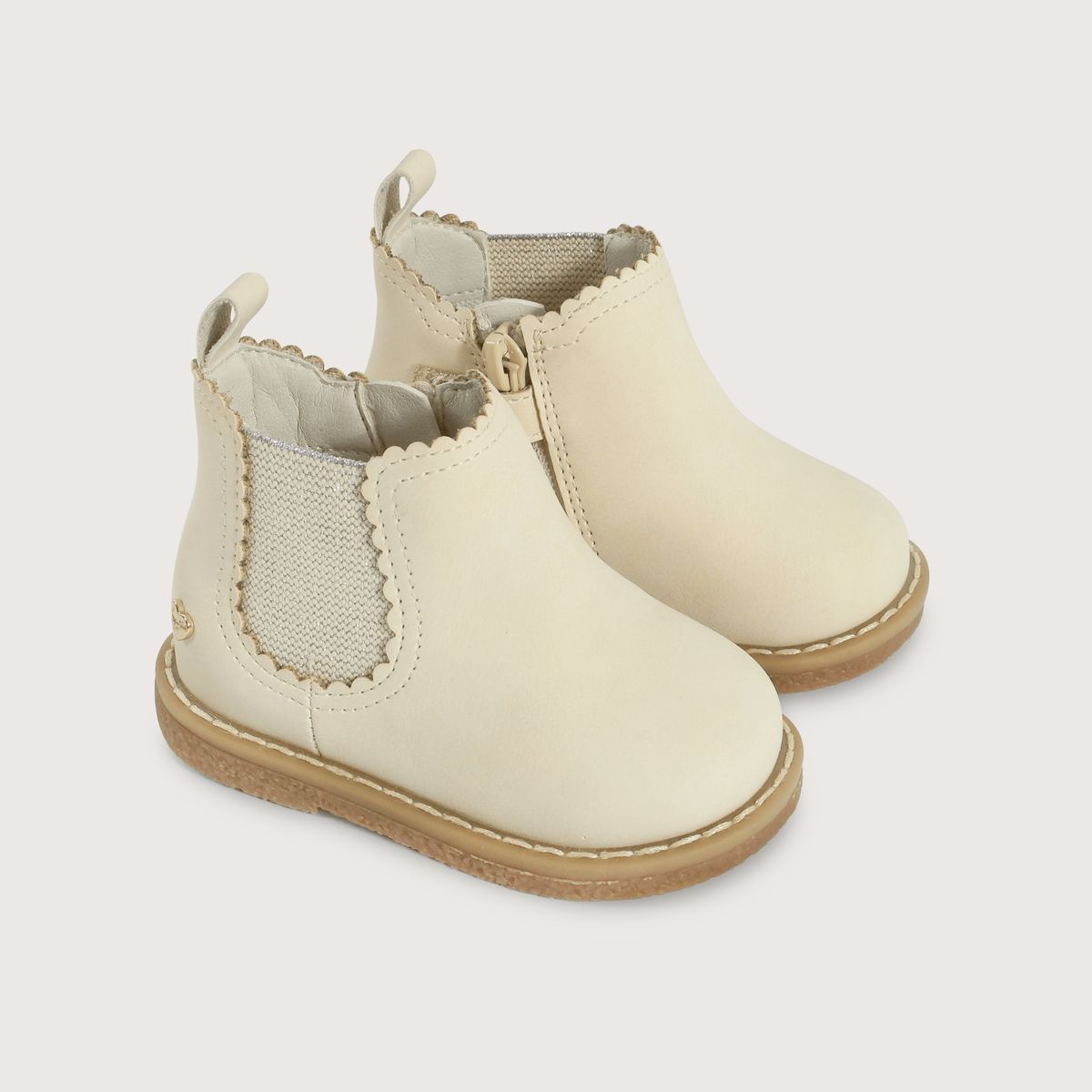 OPALINE - Botines Niña Beige 40029 Opaline