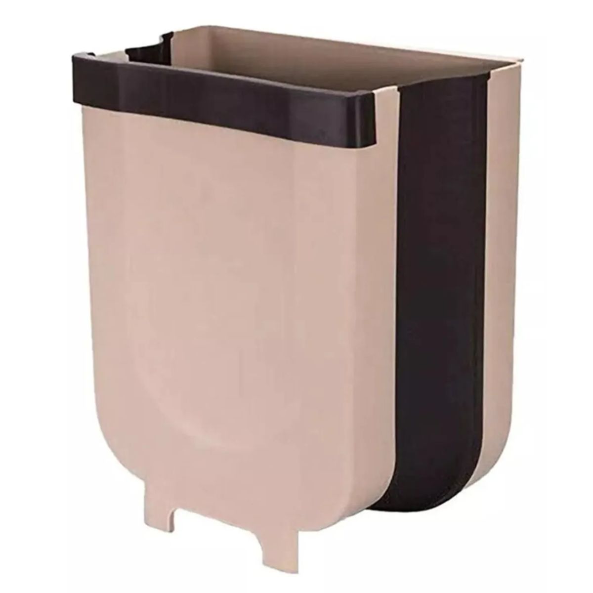 GENERICO - Papelera Plegable Basurero Cocina Ergonómico Puerta Multiuso