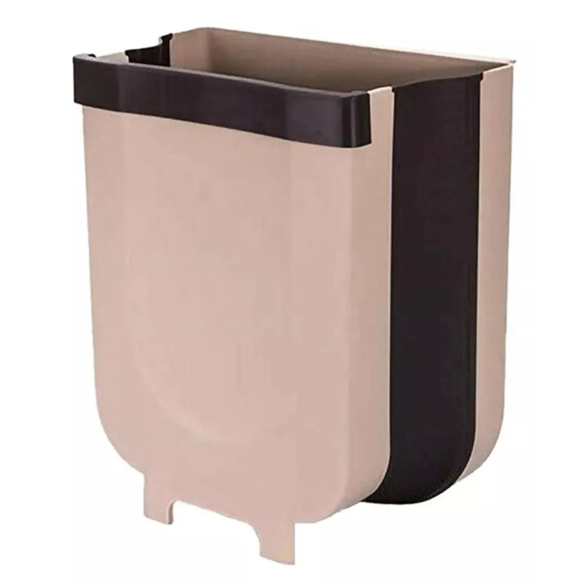 GENERICO - Papelera Plegable Basurero Cocina Ergonómico Puerta Multiuso