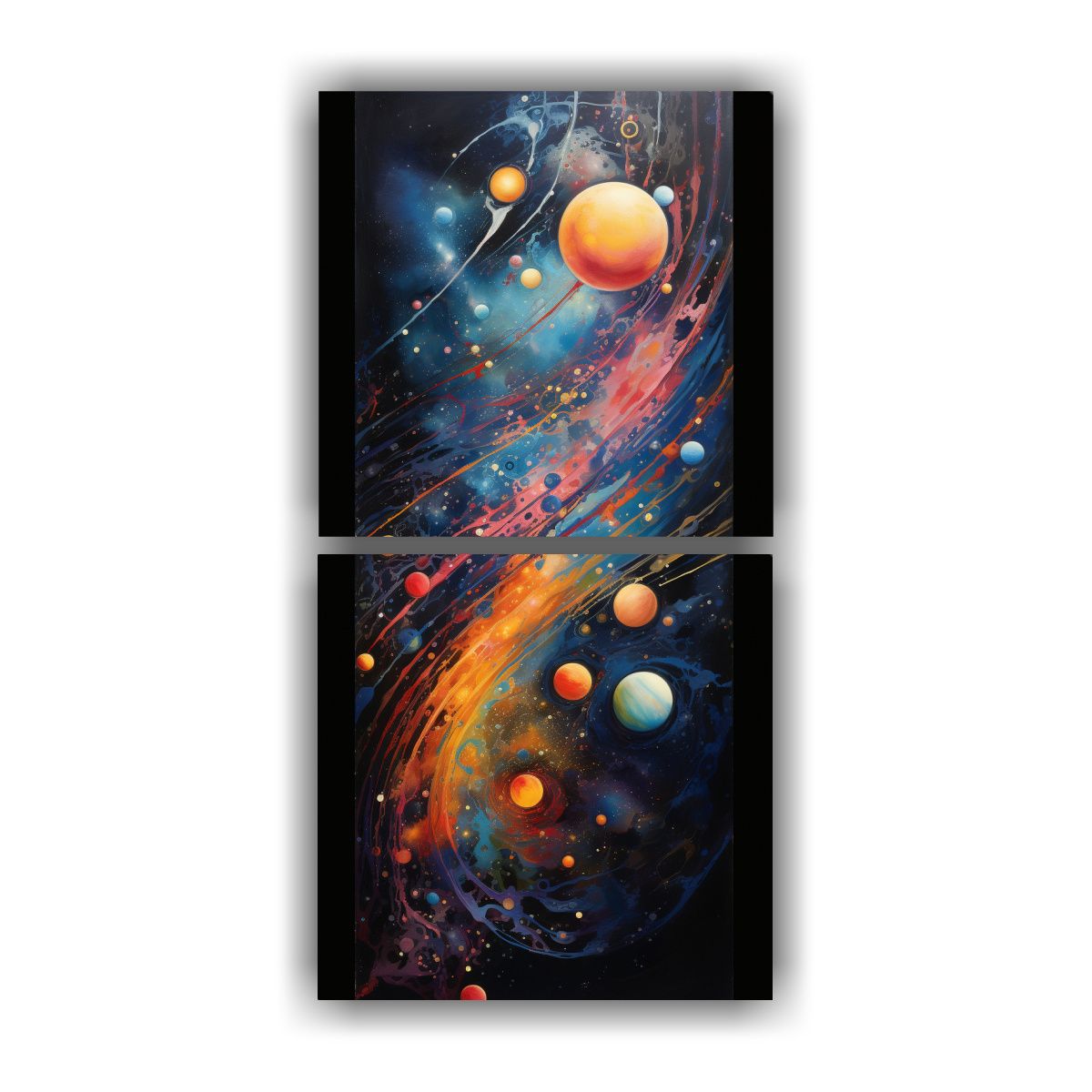 GENERICO - Pinturas Creativas De Arte De Pared Cósmico De 20x40 Cm