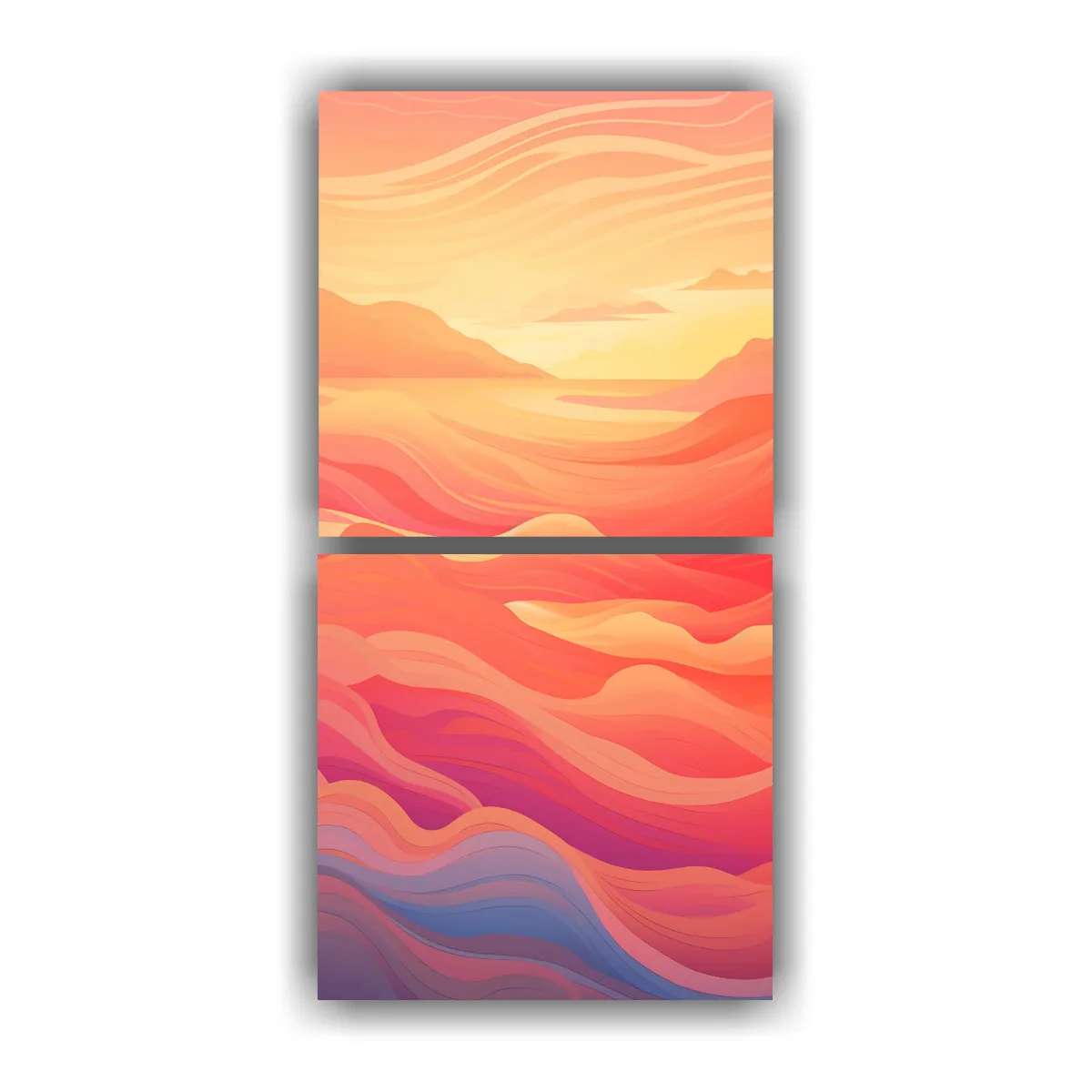GENERICO - El Encantador Paisaje De Un Atardecer De Verano 50x100 Cm