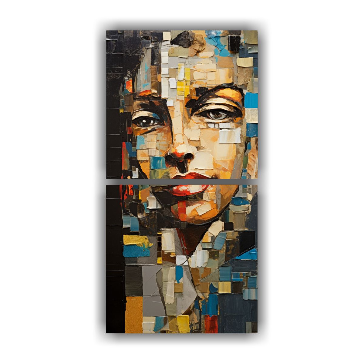 GENERICO - Pinturas Decorativas Dos Artes Elegancia En 20x40 Cm