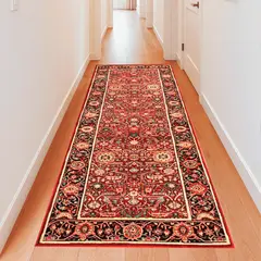 BAZHARS - Alfombra Pasillo 080X240 cm de Lana Kirman 43 48 300