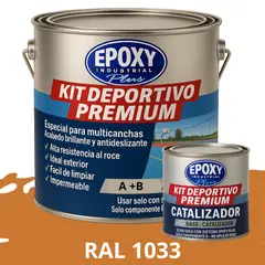 EPOXY - PINTURA ALTO TRÁFICO Deportivo Premium Epóxica 2K Plus 1G RAL 1033