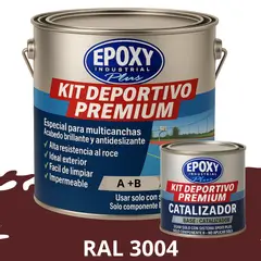 EPOXY - PINTURA ALTO TRÁFICO Deportivo Premium Epóxica 2K 1G RAL 3004