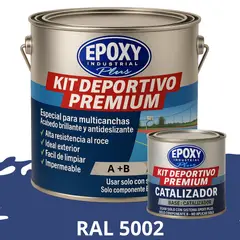EPOXY - PINTURA ALTO TRÁFICO Deportivo Premium Epóxica 2K 1G RAL 5002