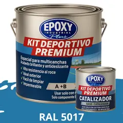 EPOXY - PINTURA ALTO TRÁFICO Deportivo Premium Epóxica 2K 1G RAL 5017