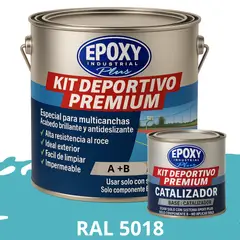 EPOXY - PINTURA ALTO TRÁFICO Deportivo Premium Epóxica 2K 1G RAL 5018