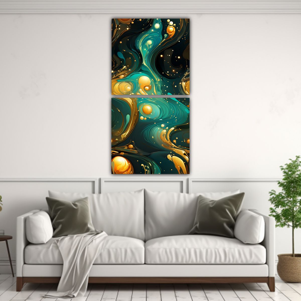 GENERICO - Pinturas Decorativas Temáticas En Forma De 40x80 Cm