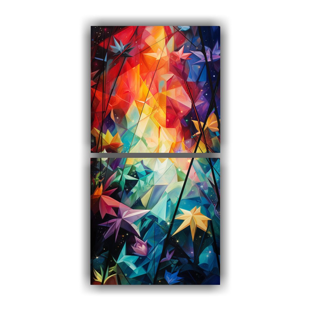 GENERICO - Pinturas Decorativas Abstractas En Movimiento Con 60x120 Cm