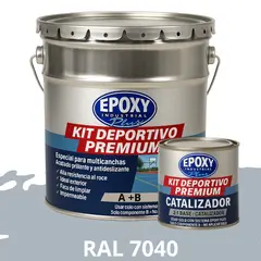 EPOXY - PINTURA ALTO TRÁFICO Deportivo Premium Epóxica 2K 4G RAL 7040