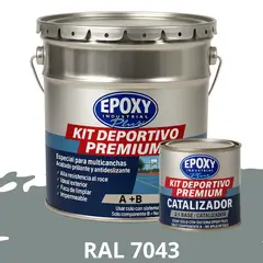 EPOXY - PINTURA ALTO TRÁFICO Deportivo Premium Epóxica 2K 4G RAL 7043