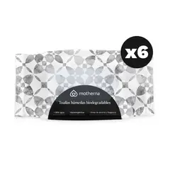 MOTHERNA - Toallitas Húmedas Caja 6x60 uns Baldosas