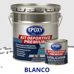 EPOXY - PINTURA ALTO TRÁFICO Deportivo Premium Epóxica 2K 4G BLANCO
