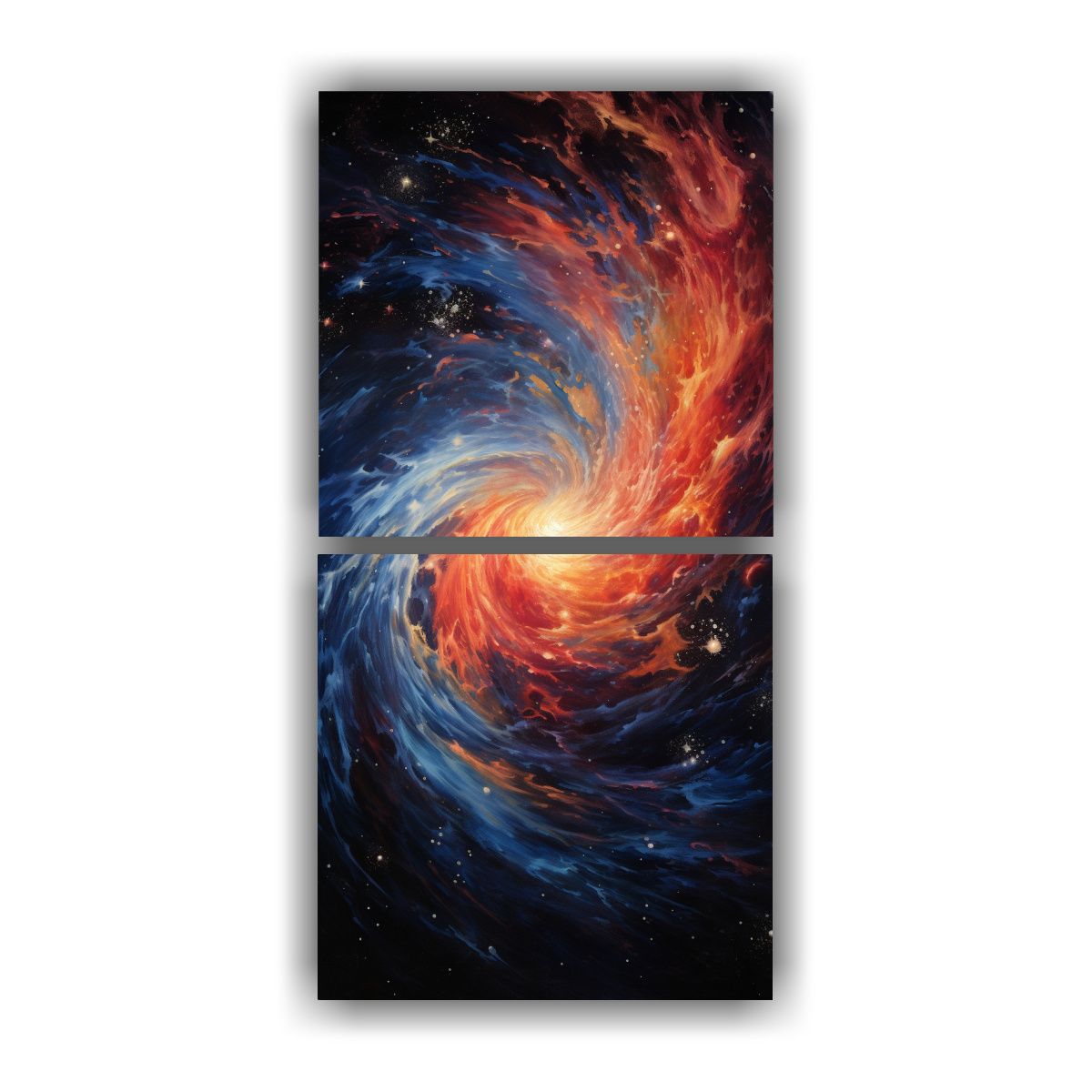 GENERICO - Dos Composiciones Cuadro Modernidad Capturando 60x120 Cm