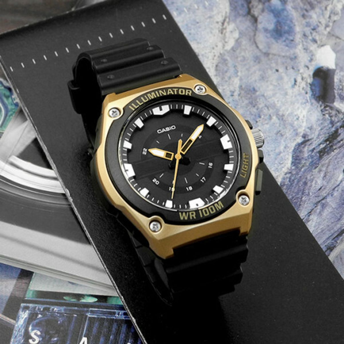 CASIO - RELOJ CASIO MWC100H-9A HOMBRE ANALOGO ILUMINATOR