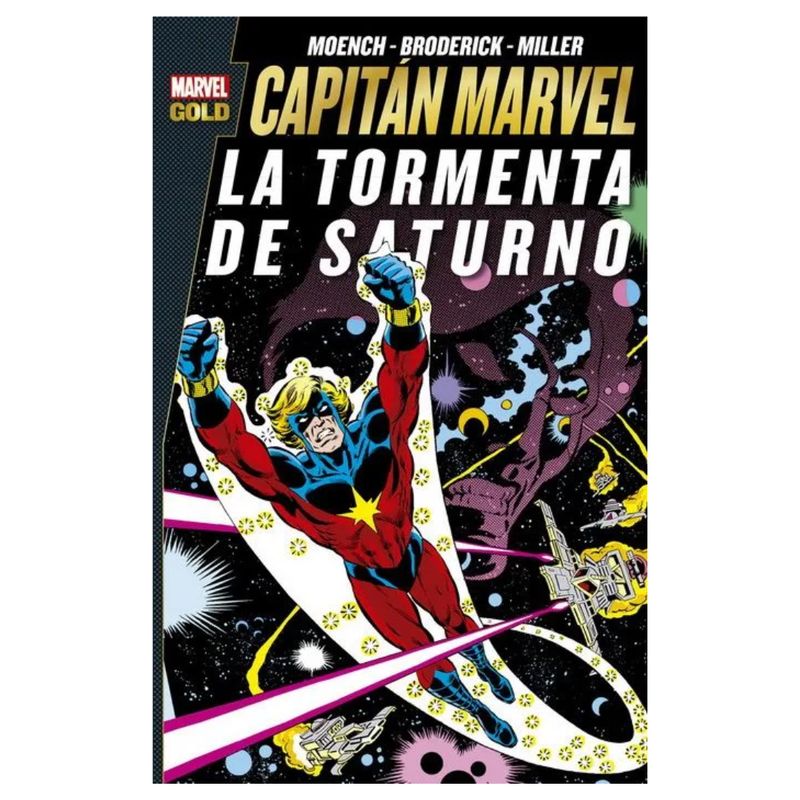 PANINI CHILE - Marvel Gold Capitán Marvel N°6 - La Tormenta de Saturno