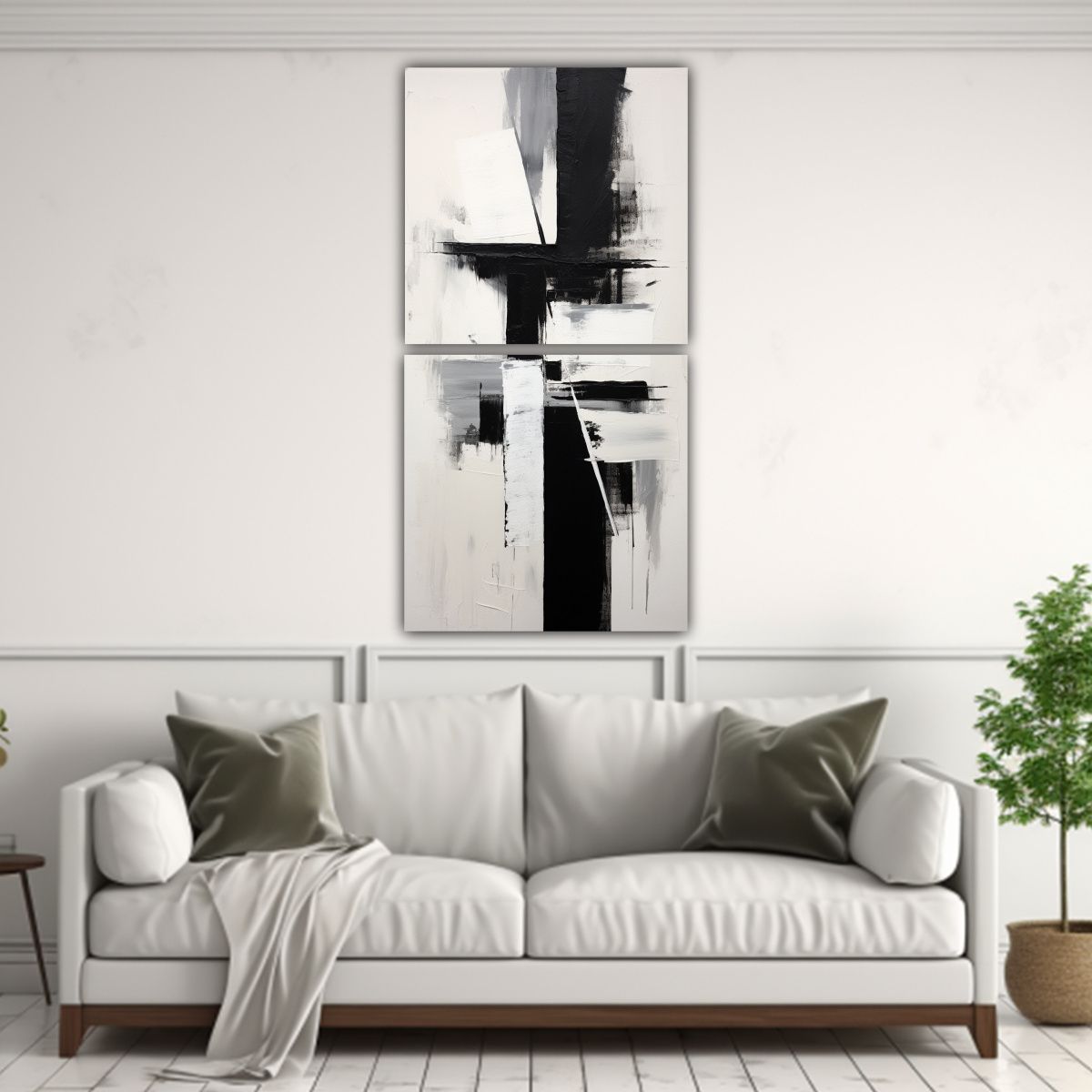 GENERICO - Pintura De Perspectiva En Colores Set 2 Cuadro 50x100 Cm