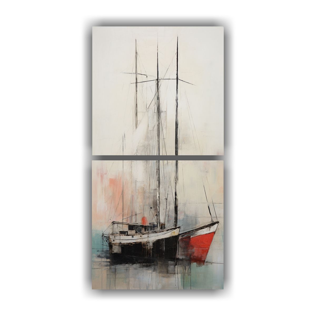 GENERICO - Pinturas Decorativas Estilo Brice Marden Para 60x120 Cm