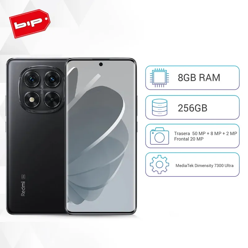 REDMI - Celular Redmi Note 14 Pro 5G Midnight Black 8GB RAM 256GB - Nuevo