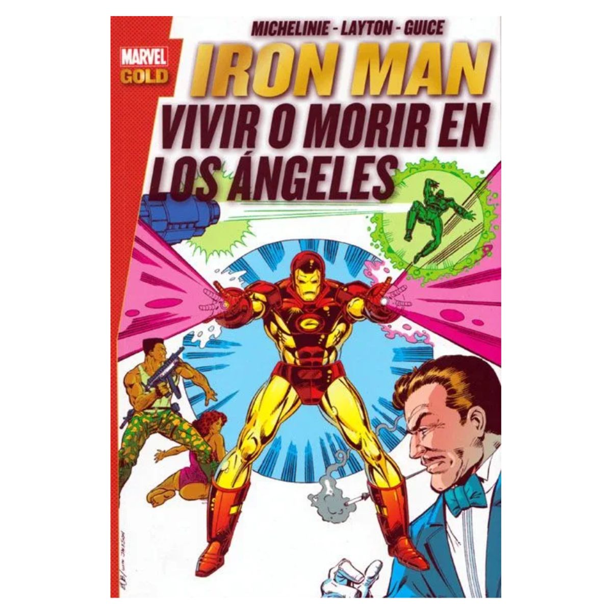 PANINI CHILE - Marvel Gold Iron Man N°15 - Morir y Vivir en Los Ángeles
