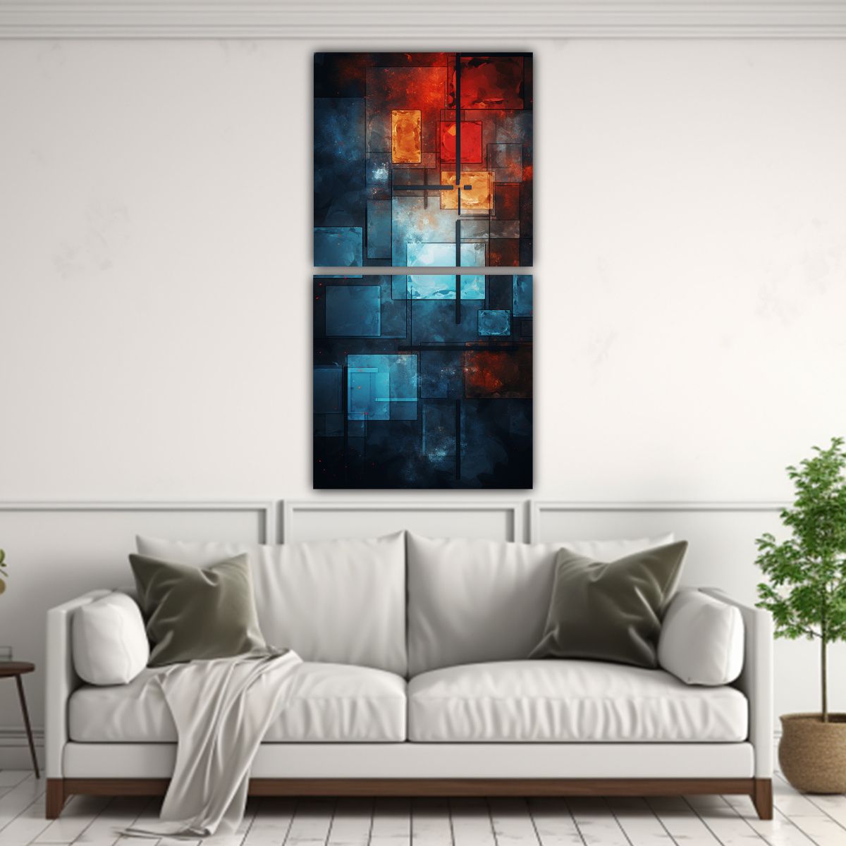 GENERICO - Pinturas Decorativas Abstractas Con Intrincados 60x120 Cm
