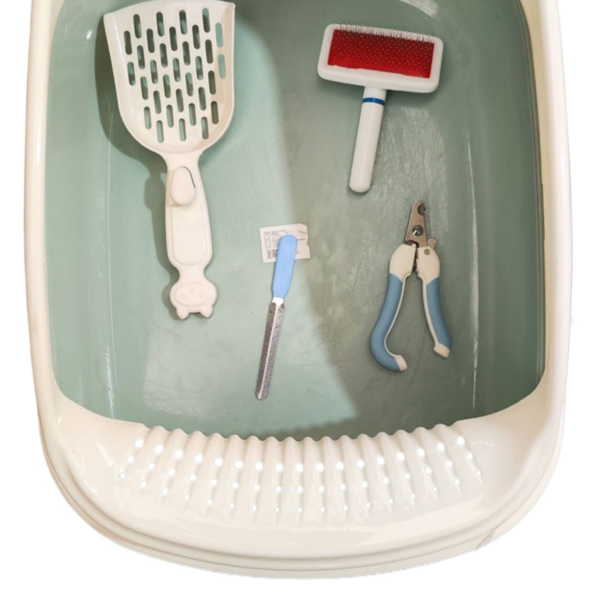 GENERAC - Kit Arenero Grande para Gatos con Accesorios