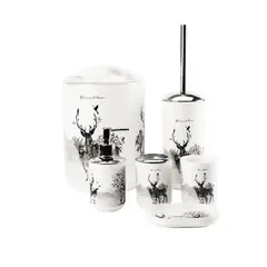 GENERICO - Set Juego De Baño 6 Piezas Accesorios Elegante Reno
