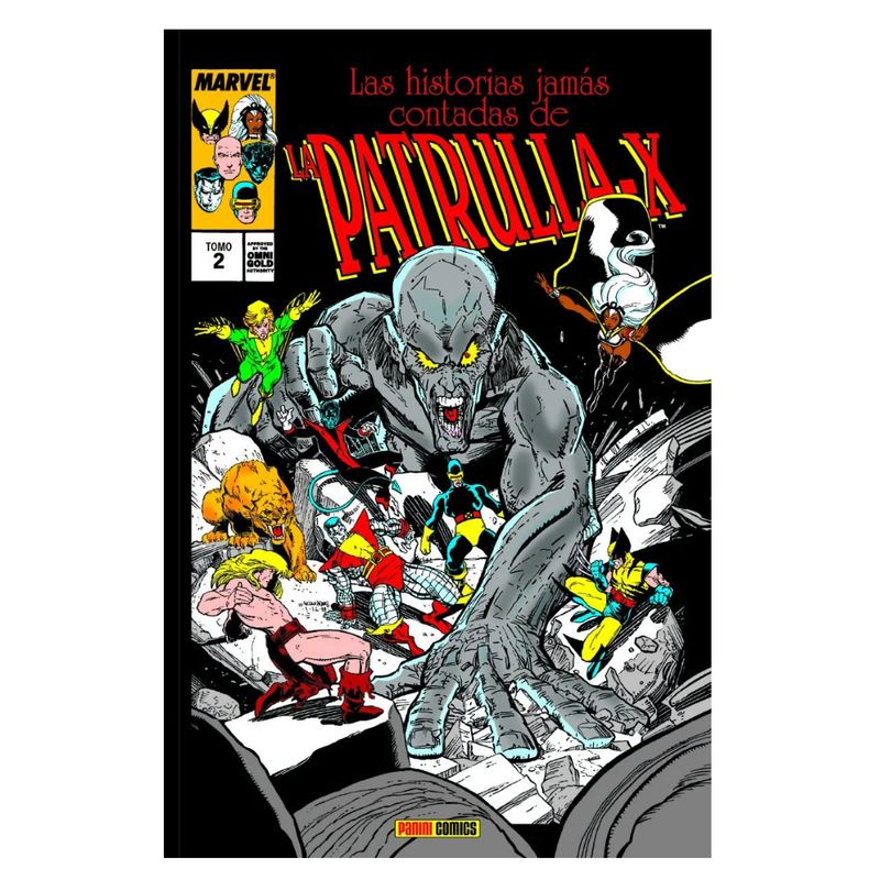 PANINI CHILE - Marvel Gold - Las Historias Jamás Contadas de la Patrulla-X N°2