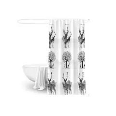 CARIBEE - Cortina Ducha Baño 180x180 Elegante Reno